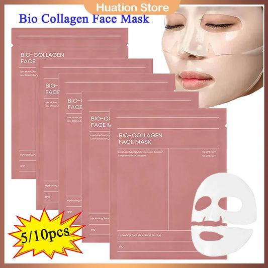 5 - 10pcs Bio Collagen  Overnight Face Mask